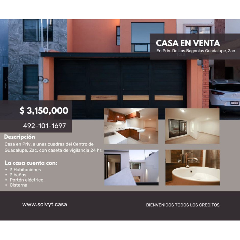 CASA EN PRIV. BEGONIAS