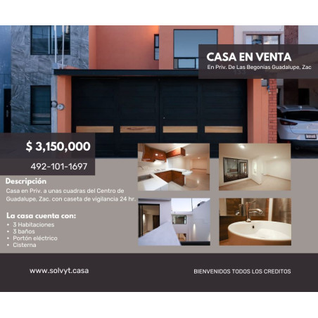 CASA EN PRIV. BEGONIAS