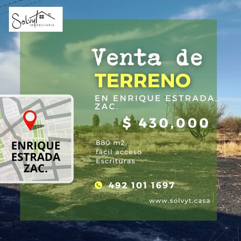 TERRENO EN ENRIQUE ESTRADA ZAC